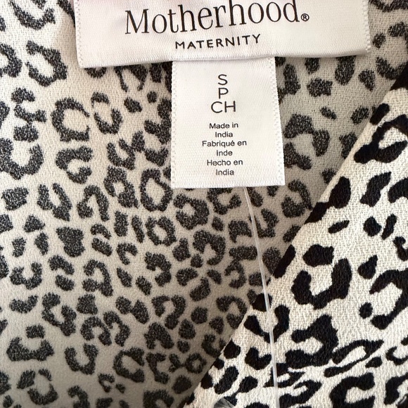 Motherhood Maternity NWT Black and Off White Top - Picture 3 of 3